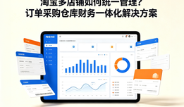 淘宝多店铺如何统一管理?订单采购仓库财务一体化解决方案