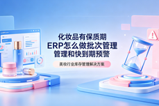 化妆品有保质期 ERP怎么做批次管理和快到期预警？