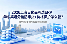 2026<dptag>上</dptag><dptag>海</dptag>日化品牌选ERP：华东渠道分销防窜货+价格保护怎么管？