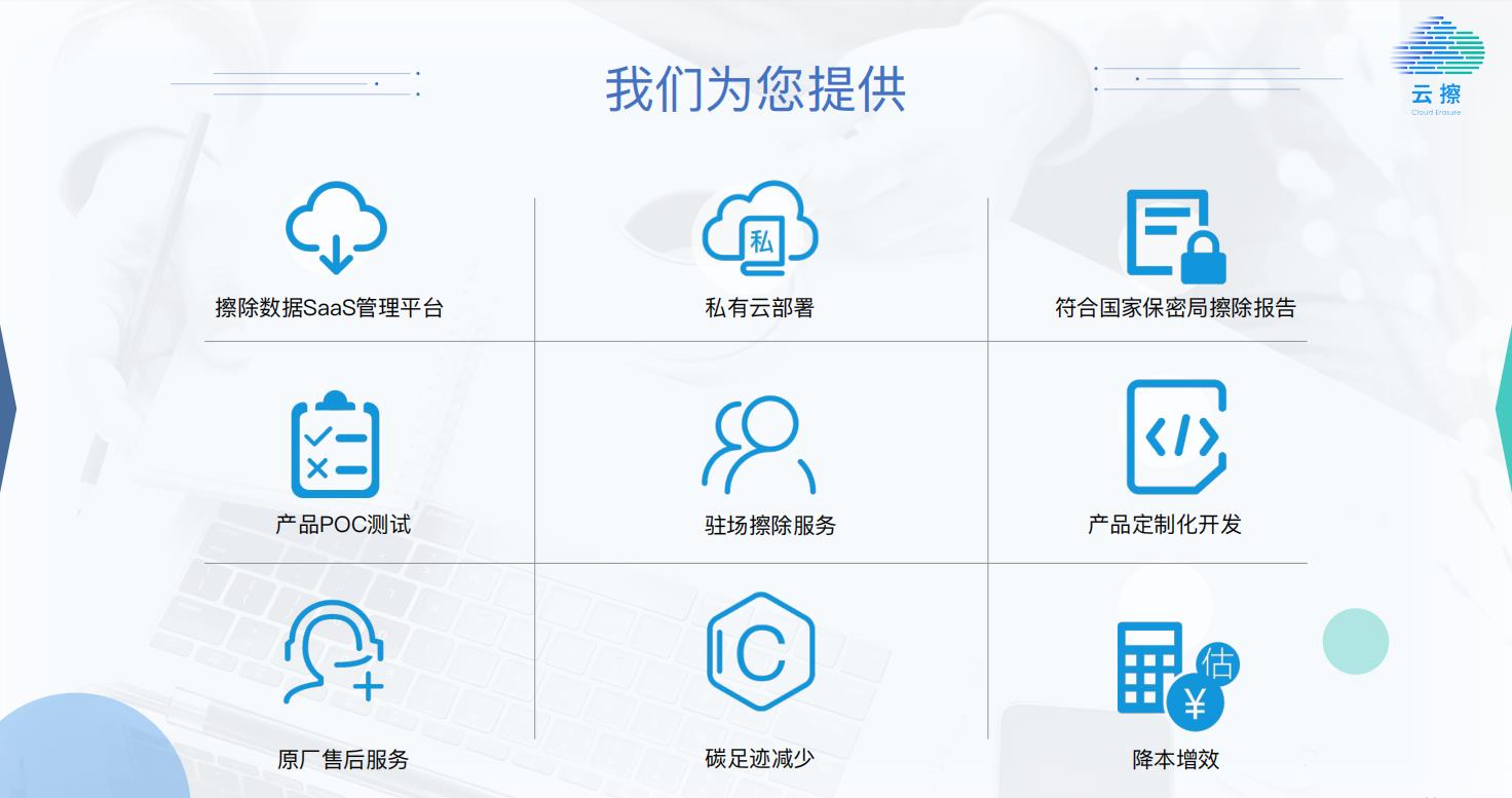 云擦——数据擦除SaaS管理平台的功能截图