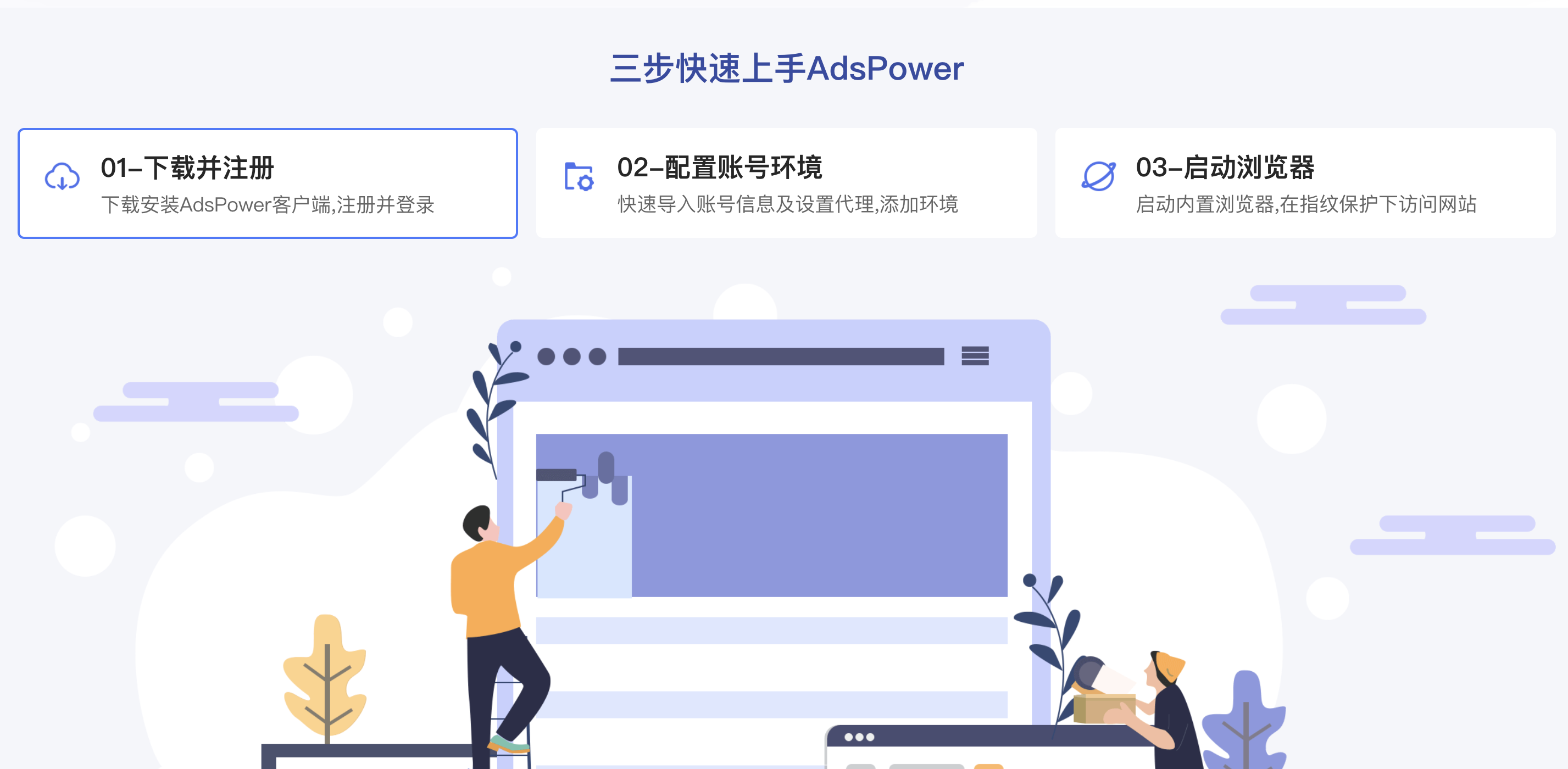 AdsPower的功能截图