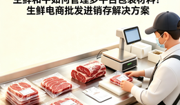生鲜和牛如何管理多平台包装材料?生鲜电商批发进销存解决方案