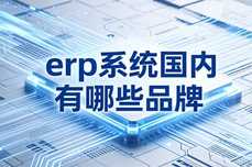 国内ERP品牌有哪些？2026全场景选型指南