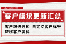 小太阳<dptag>CRM</dptag>：客户功能更<dptag>新</dptag>汇总