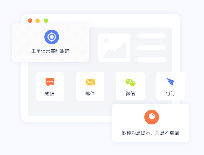 FeelDesk派单系统的功能截图