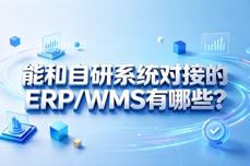 能和自研系统<dptag>对</dptag><dptag>接</dptag>的<dptag>ERP</dptag>/WMS有哪些？