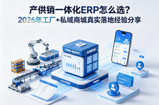 产供销一体化ERP怎么选?2026年工厂+独立订货商城真实落地经验分享