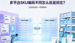 多平台SKU编码不同怎么批量绑定？仓库商品统一管理教程