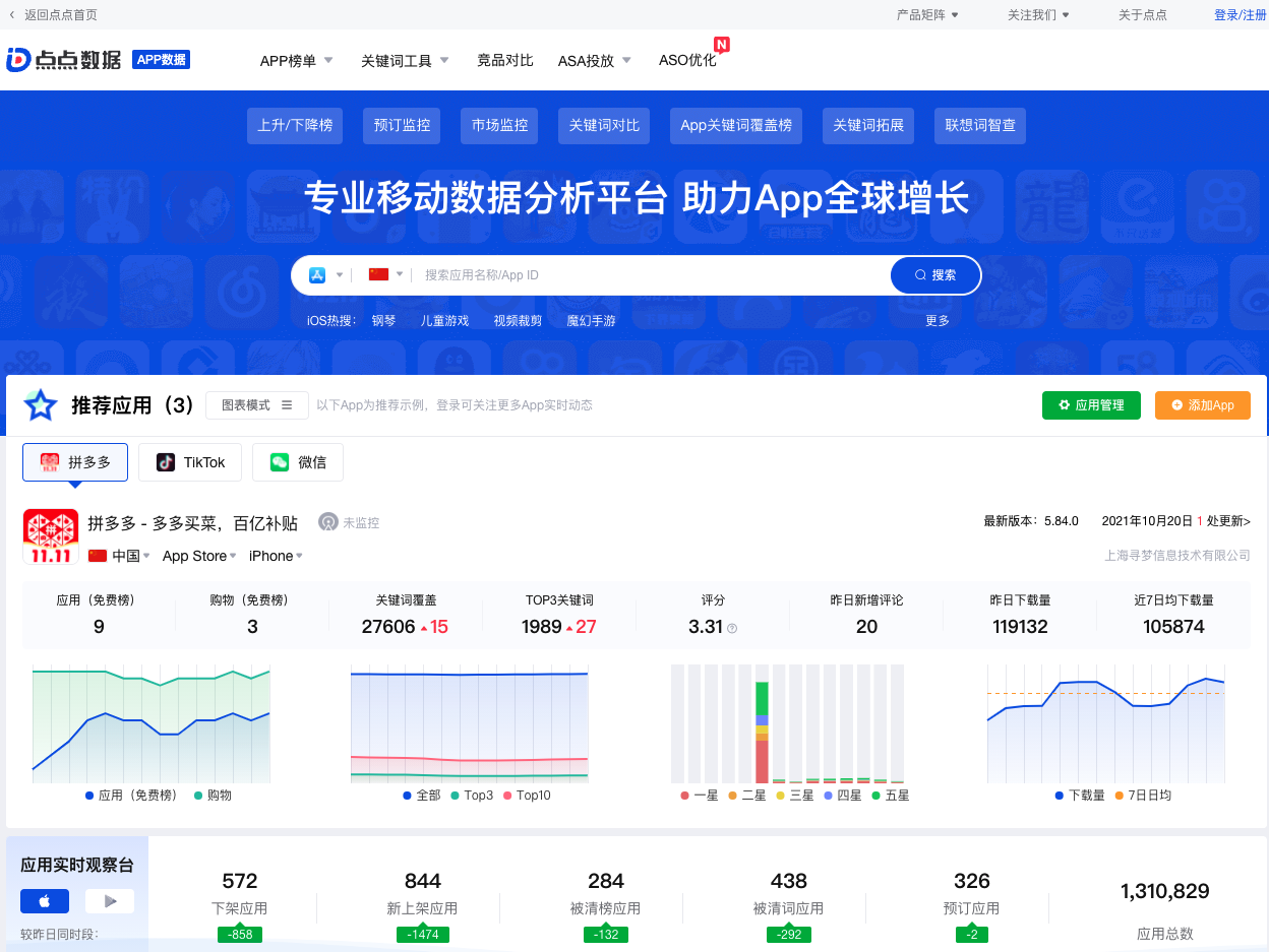 点点数据的功能截图