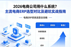 2026电商<dptag>公</dptag><dptag>司</dptag>用什么系统？主流电商ERP选型对比及避坑实战指南