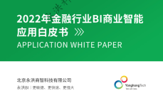 国内首个聚焦金融行业的BI商业智能应用白皮书来了！
