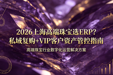 2026<dptag>上</dptag><dptag>海</dptag>高端珠宝选ERP？私域复购+VIP客户资<dptag>产</dptag>管控指南