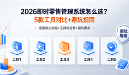 2026即时零售管理系统怎么选？5款工具对比+避坑指南