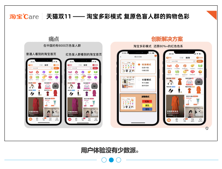 淘宝针对色盲色弱人群开发多彩模式，双11前后有望上线