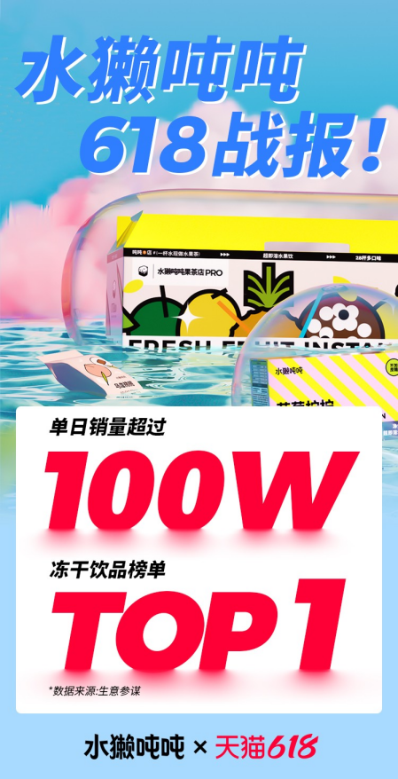 上市就沖上天貓類目TOP1，這個茶飲新品牌憑什么？