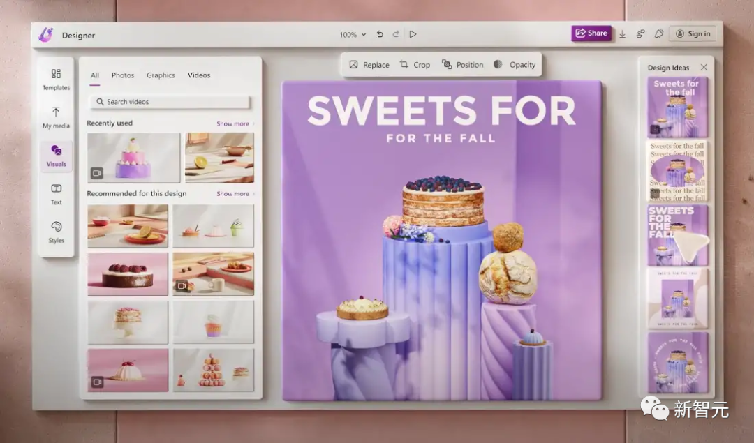 微软AI设计神器Designer内测启动，Adobe的最强对手快来了