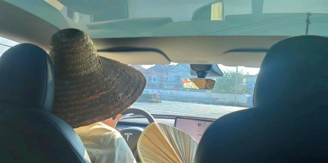 有多少電動車主在車里戴草帽？