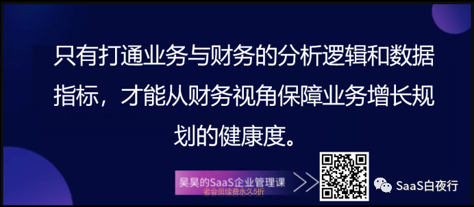 专家团｜吴昊：用一张财务报表说明SaaS公司业务状况