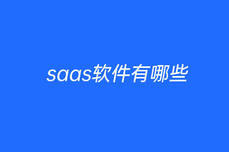 saas<dptag>软</dptag><dptag>件</dptag>有哪些