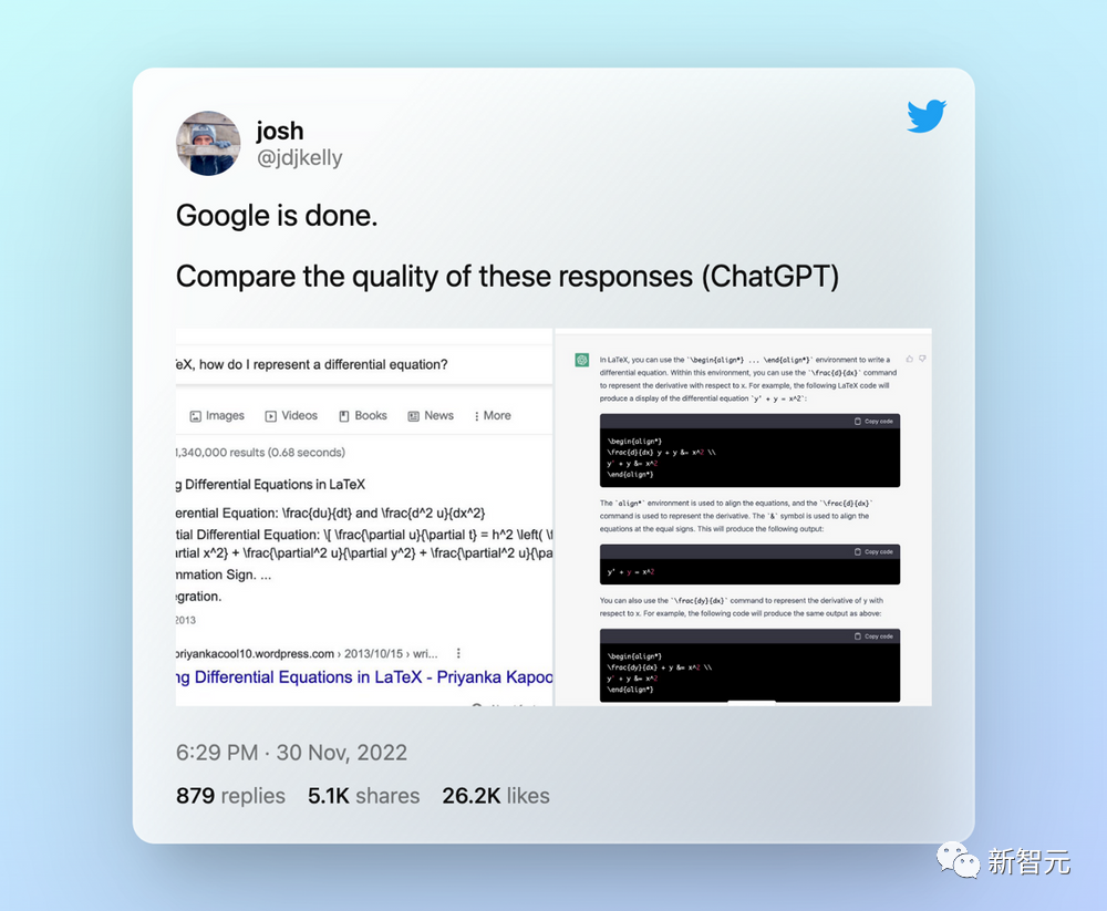谷歌怕了！ChatGPT狂砸搜索引擎飯碗，CEO劈柴召開大會(huì)拉響「紅色警報(bào)」