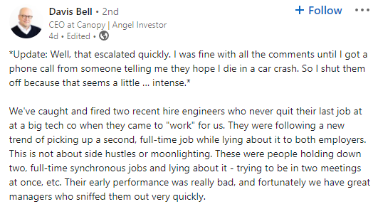 这家科技公司CEO向“身兼多职”开炮，结果却被网友骂惨了