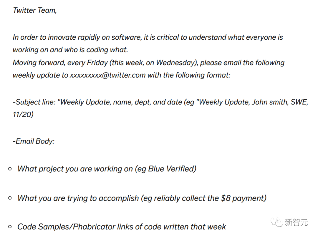 给我发代码！马斯克强制要求推特员工写周报，还招来黑客大佬改程序