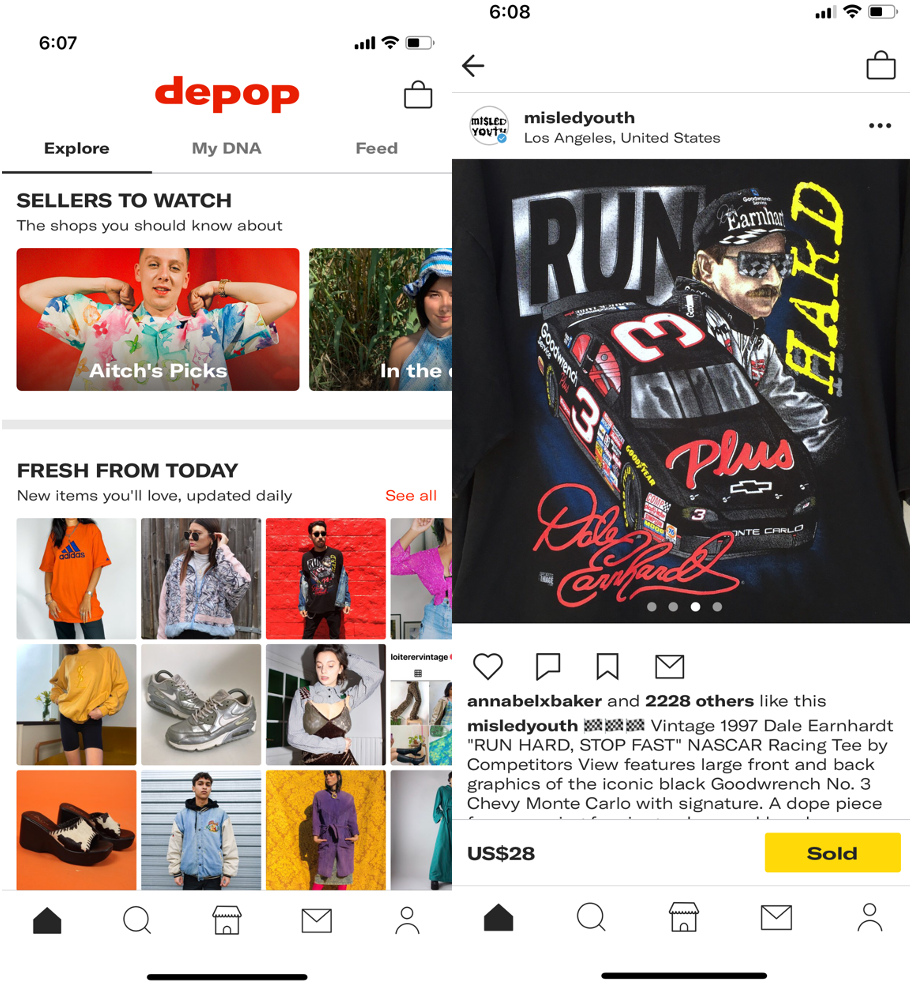 年輕人為什么熱捧英國閑魚Depop？