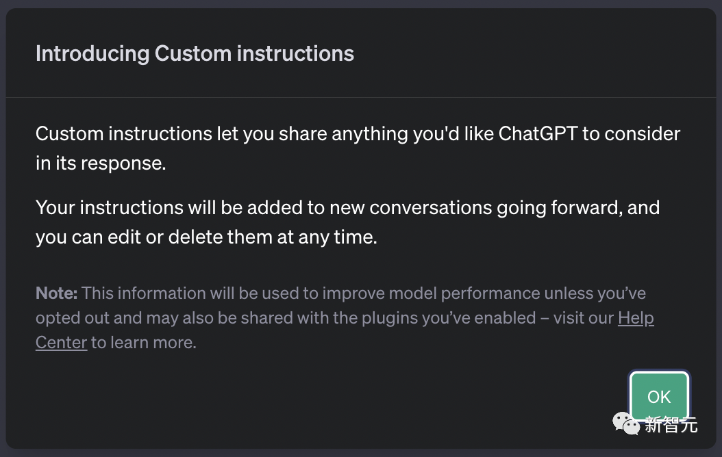 ChatGPT重磅上新，教练、营养师人格任你选，自定义指令秒变“高级个人AI助理”