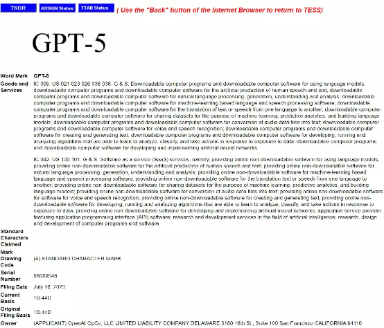 OpenAI 已為 GPT-5 申請(qǐng)商標(biāo)，GPT-5 要來(lái)了？