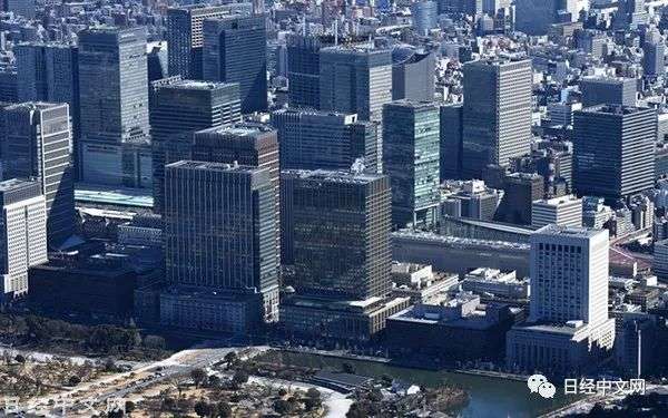 东京都心办公室租金连续1年下跌