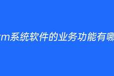 crm系統(tǒng)軟件的<dptag>業(yè)</dptag><dptag>務</dptag>功能有哪些