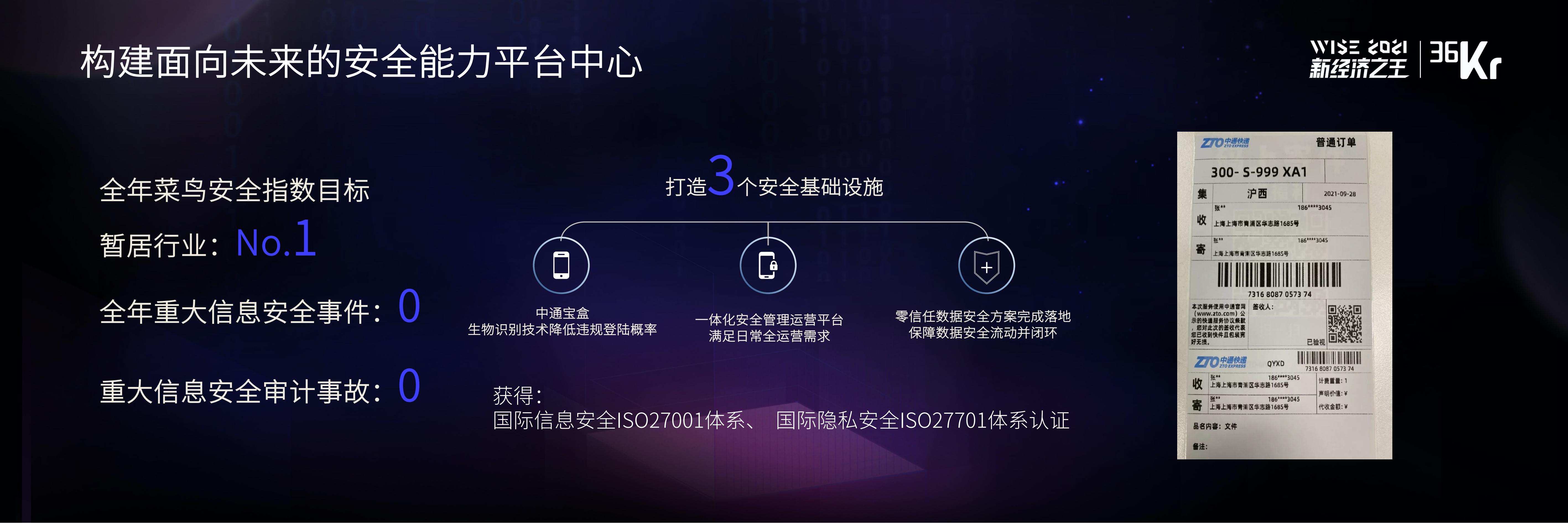 中通快递集团副总裁、CTO朱晶熙：数字化如何重塑物流产业链 | WISE 2021中国数字化创新高峰论坛