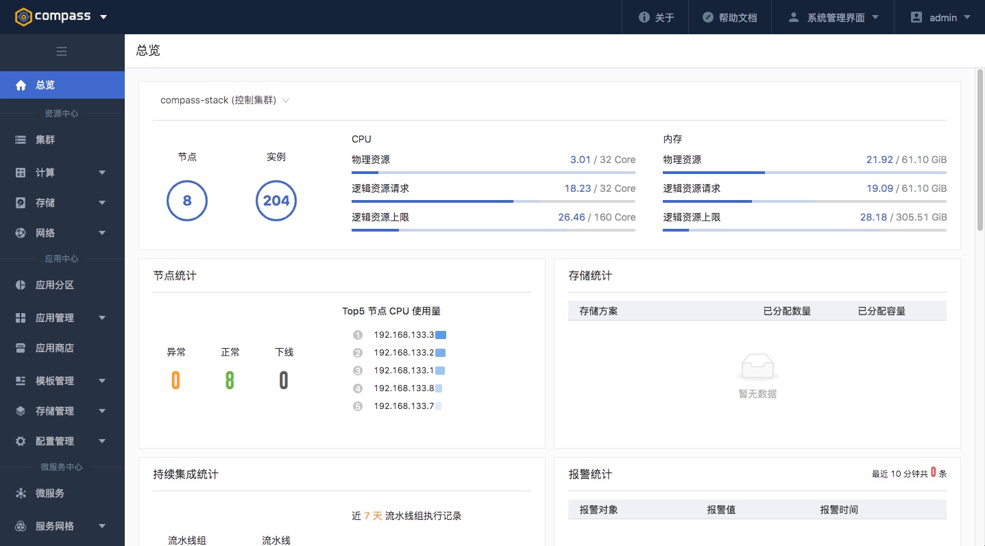 才云科技的功能截图