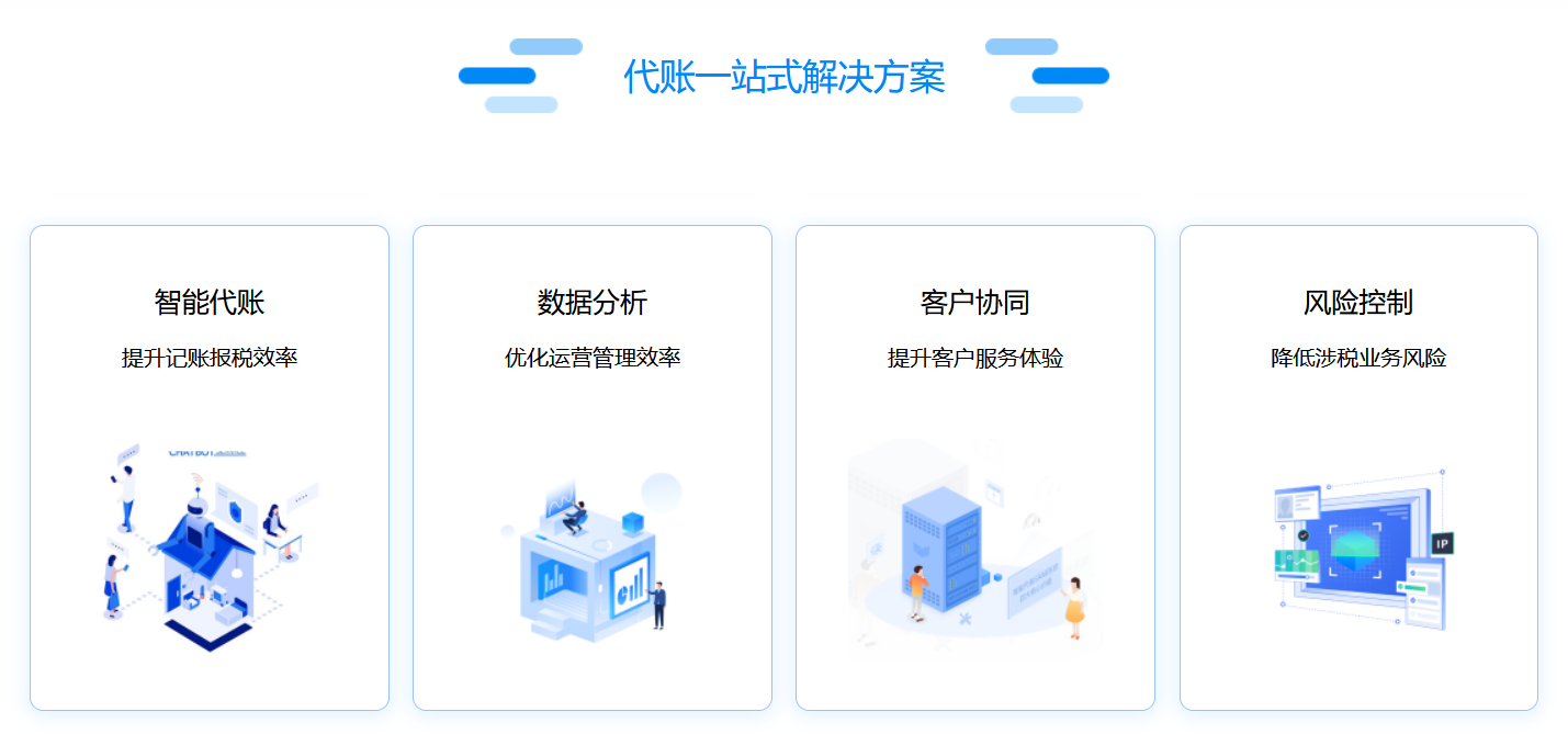 云帐房智能财税软件的功能截图