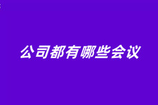 <dptag>公</dptag><dptag>司</dptag>都有哪些会议