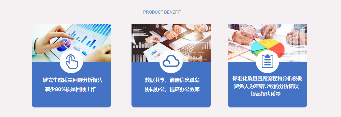 先腾质量回顾分析系统的功能截图