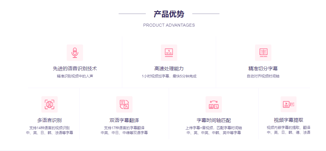 绘影字幕的功能截图