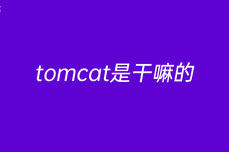 tomcat是干嘛的