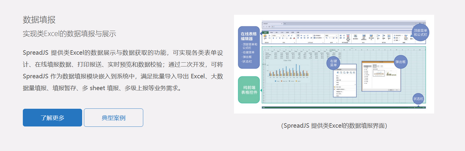 SpreadJS的功能截图