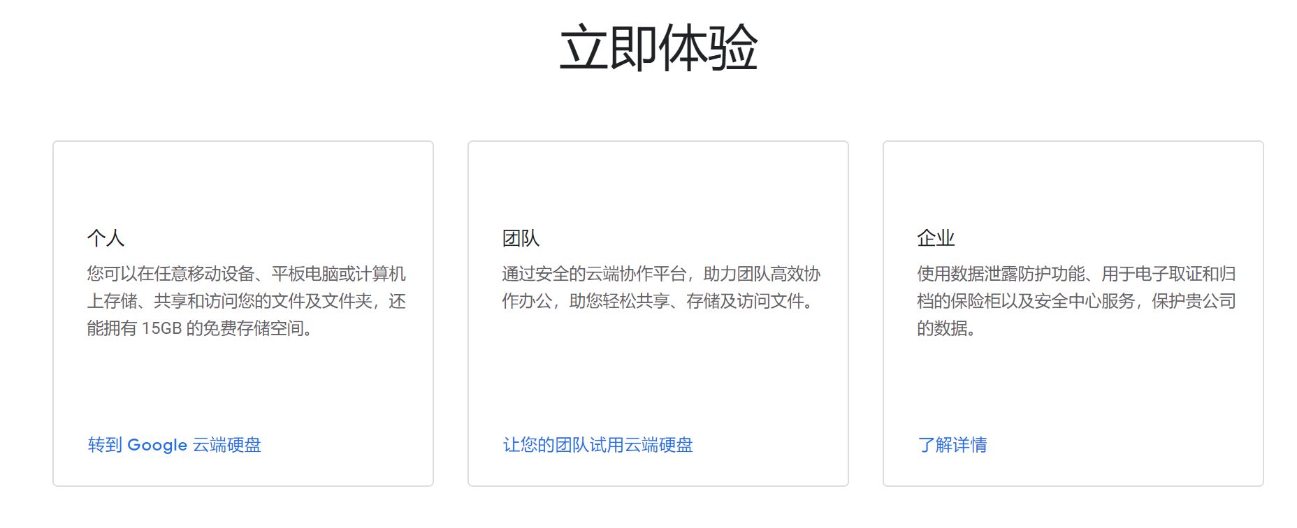 Google Drive的功能截图