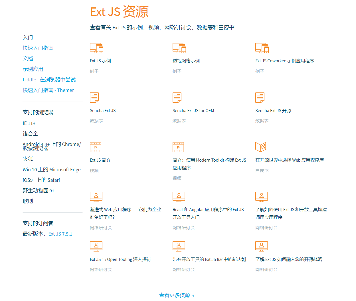 Ext JS的功能截图