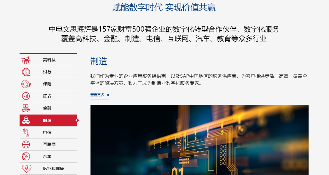 文思海辉的功能截图