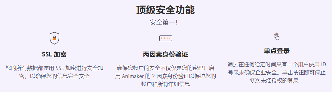 Animaker的功能截图