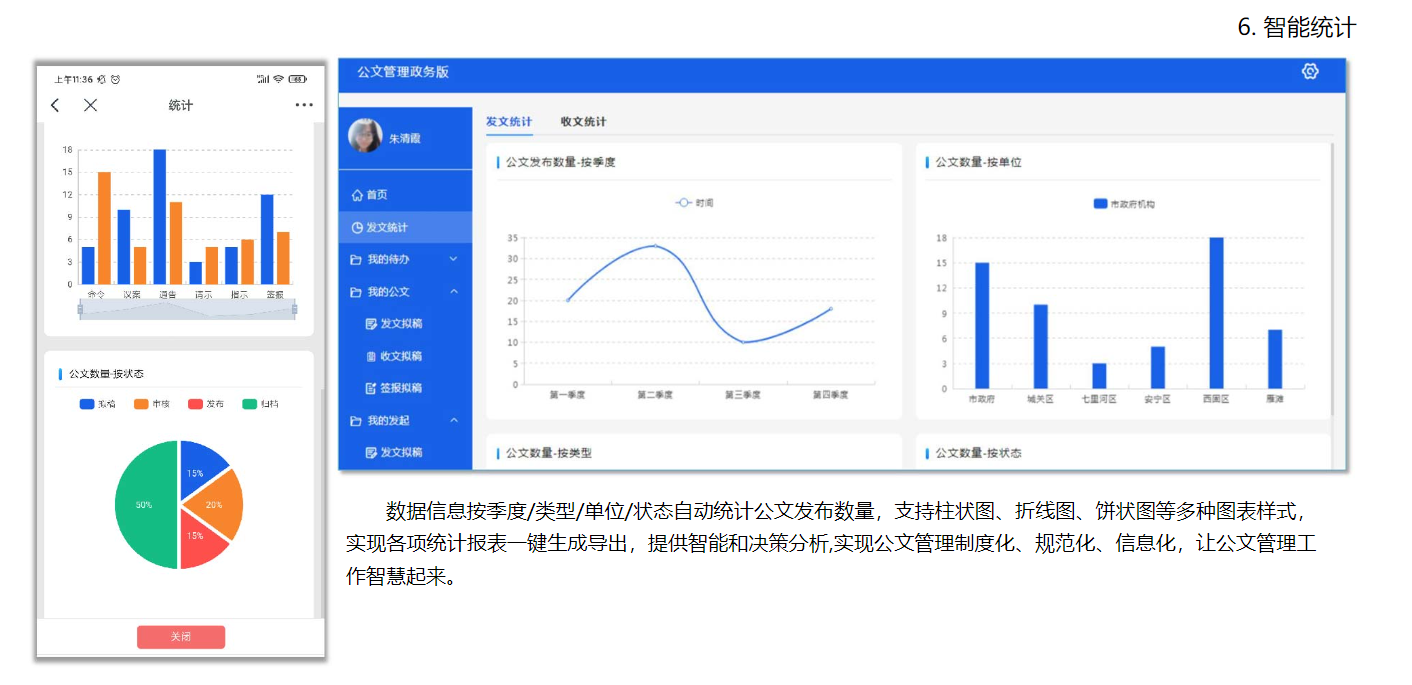 速云公文的功能截图