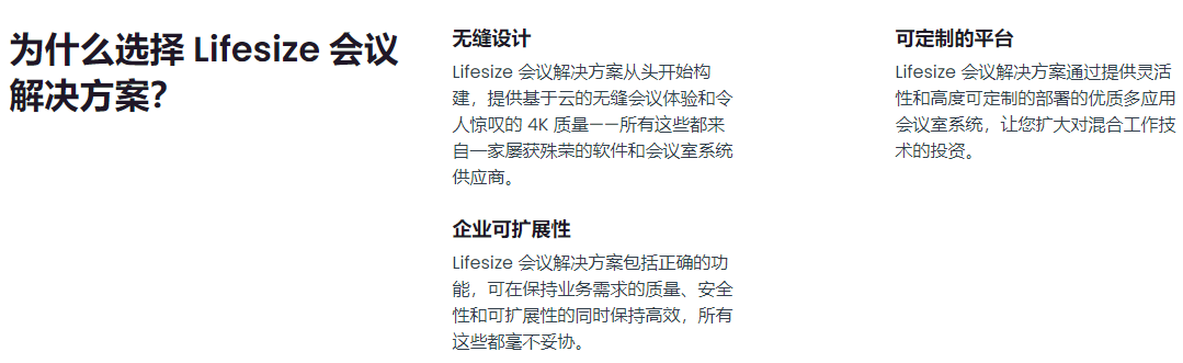 Lifesize的功能截图