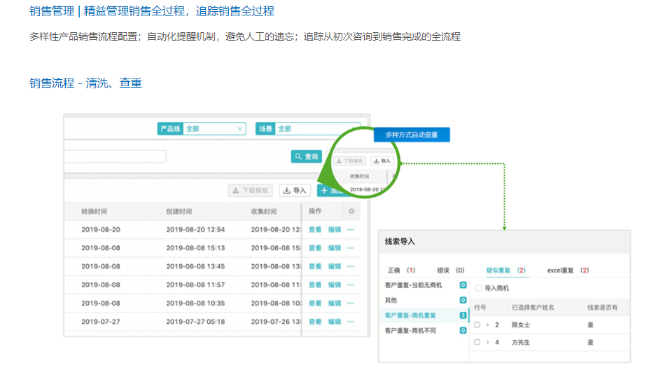 康博嘉KTHCRM的功能截图