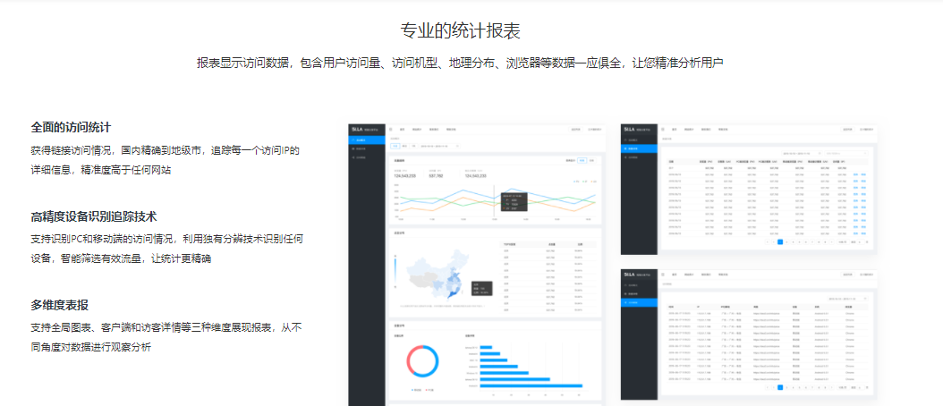 51LA短链接的功能截图