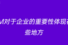 CRM对于企业的重要性体现在哪些地方