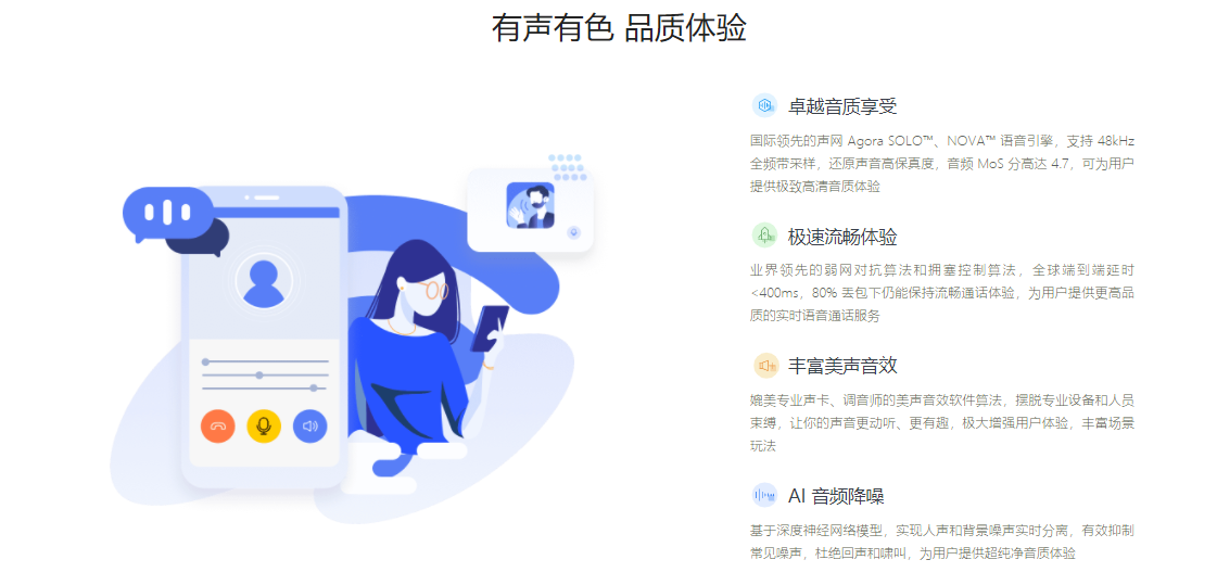 声网-语音通话 API的功能截图