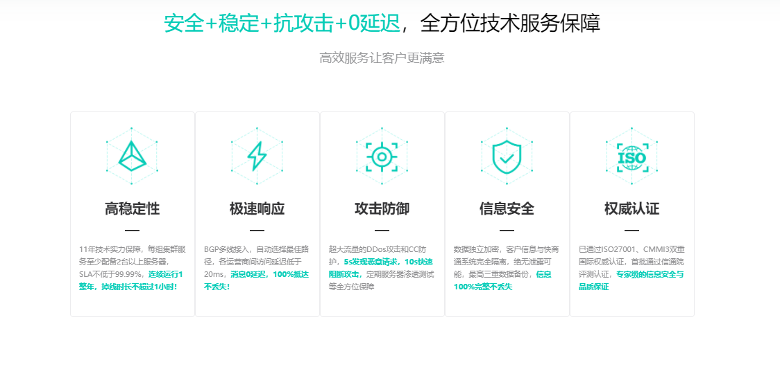 快商通的功能截图
